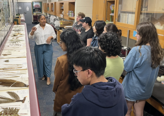 Students in the herbarium