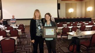 Plant Biology graduate student Kristin Engle receives award